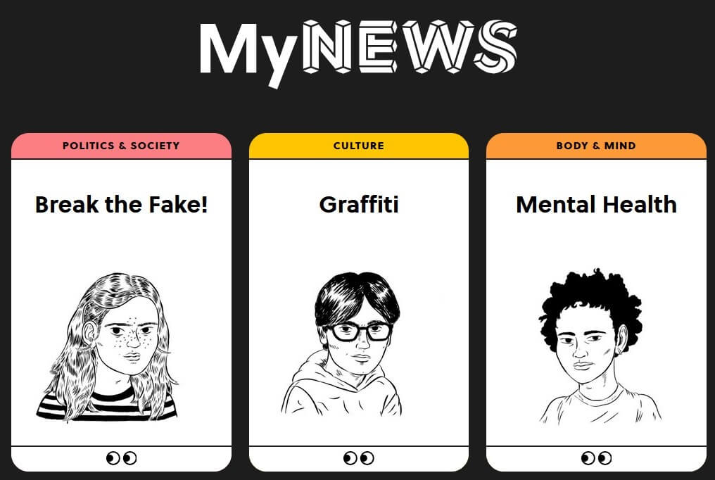 Digitale Themenplattform "MyNews"