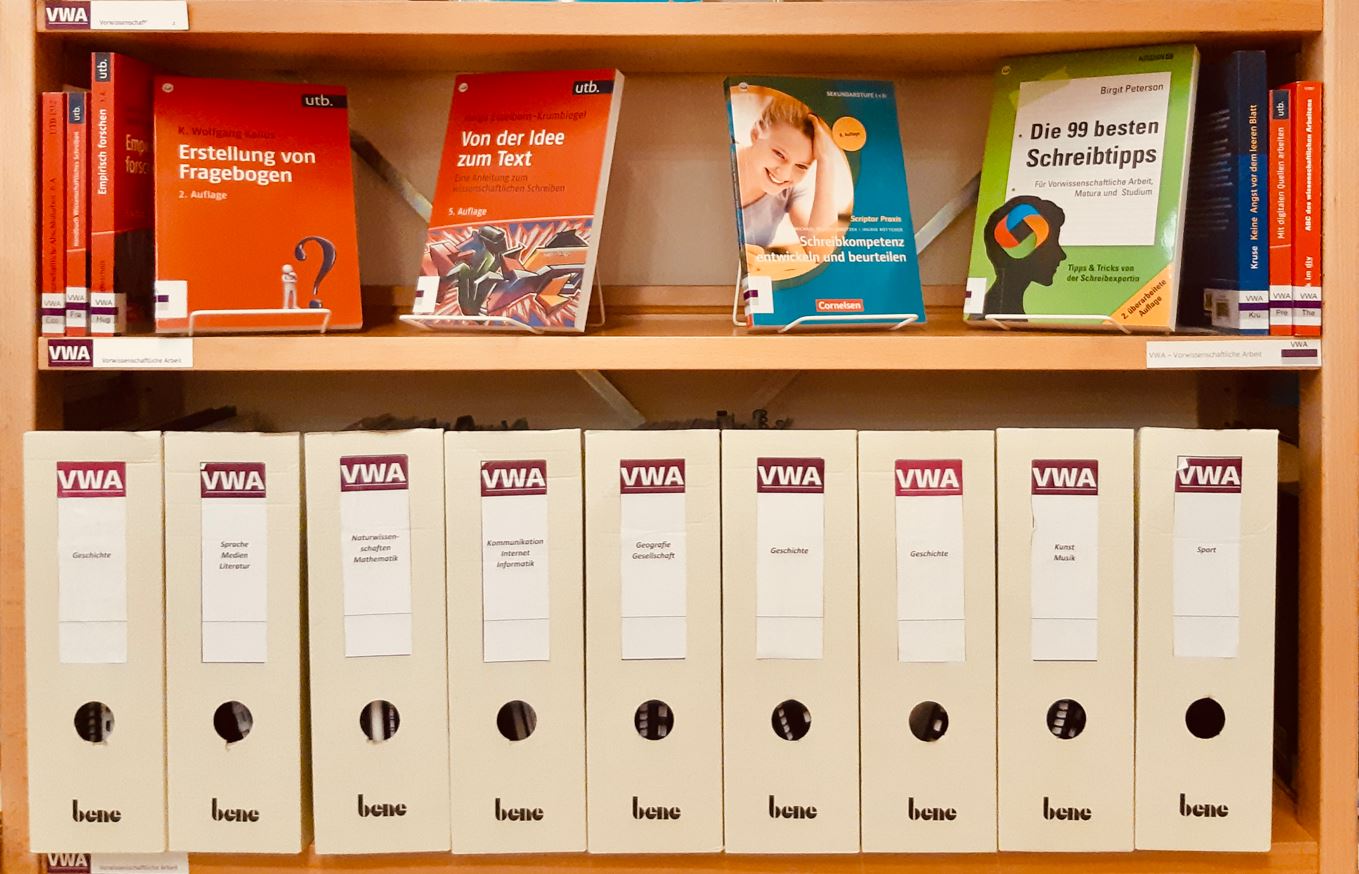 Neu auf PSÖ: VWA/DA in der Schulbibliothek